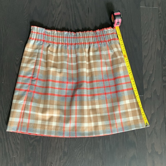 J. Crew Elastic Waisted Plaid Skirt - Picture 3 of 6